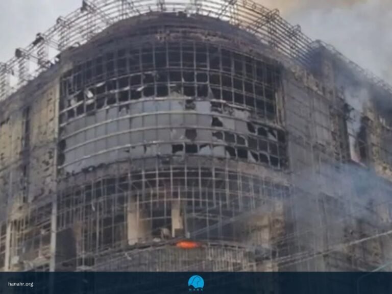 ڕاپۆرتی هانا سەبارەت بە ئاگرکەوتنەوە کوشندەکەی کۆمەڵگەی ئەرخەوان لە شەهریار